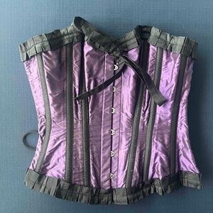 Corset Black and Violet
